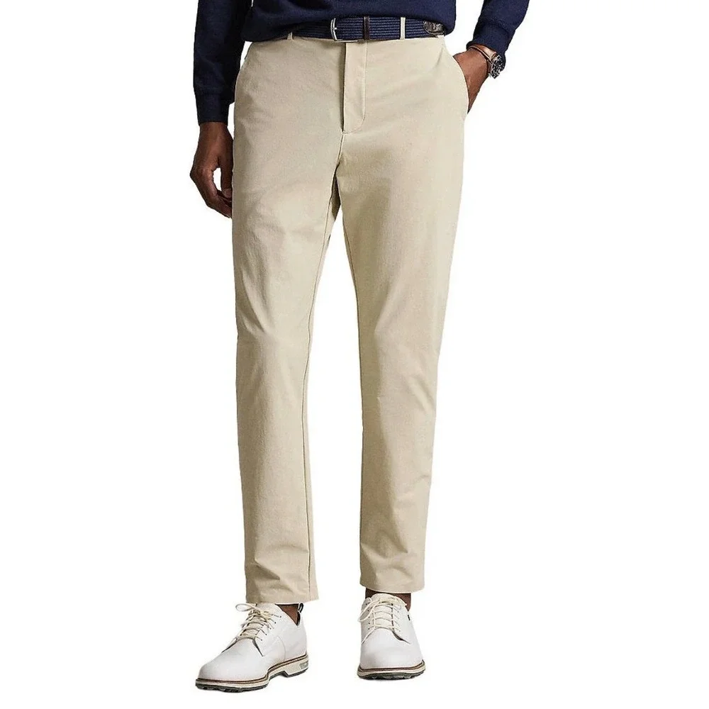 Banana Republic Mens 31x32 Non-Iron Tailored Slim Fit Chino Pants‎ Khaki Tan